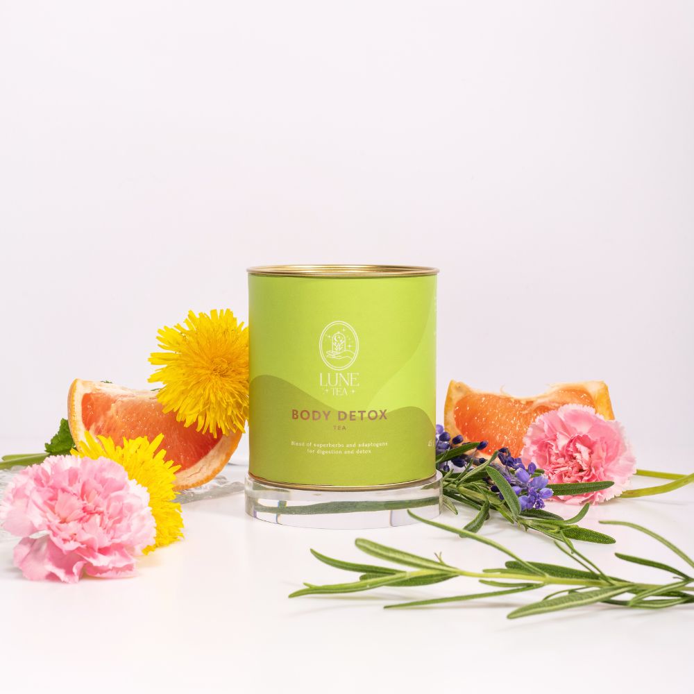 Kräutertee BODY DETOX, 45 g Dose, Lune Tea