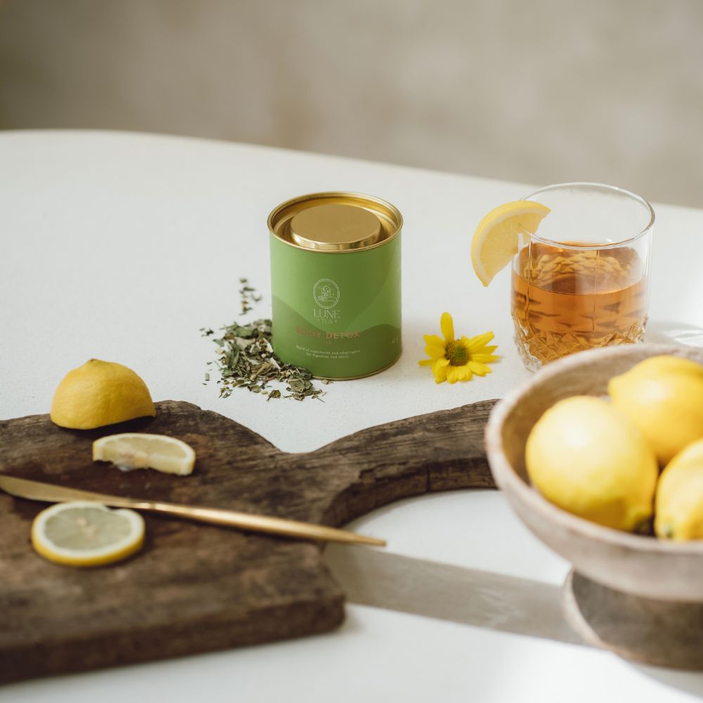 Kräutertee BODY DETOX, 45 g Dose, Lune Tea