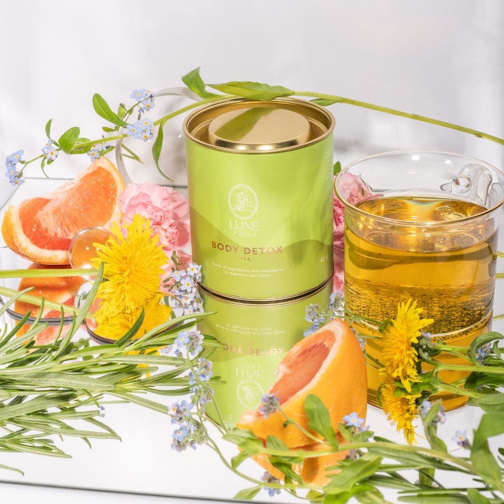 Kräutertee BODY DETOX, 45 g Dose, Lune Tea