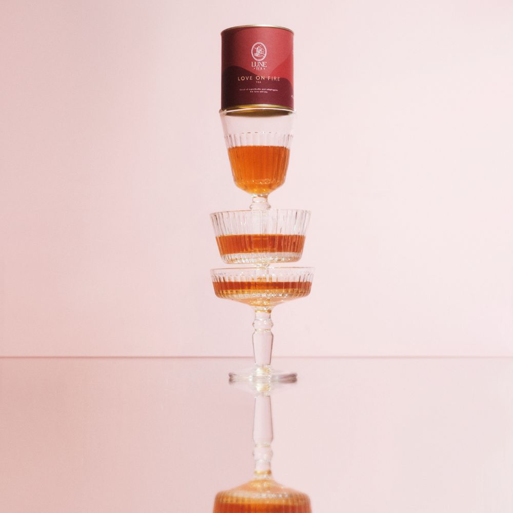 Grüner Tee LOVE ON FIRE, 45 g Dose, Lune Tea