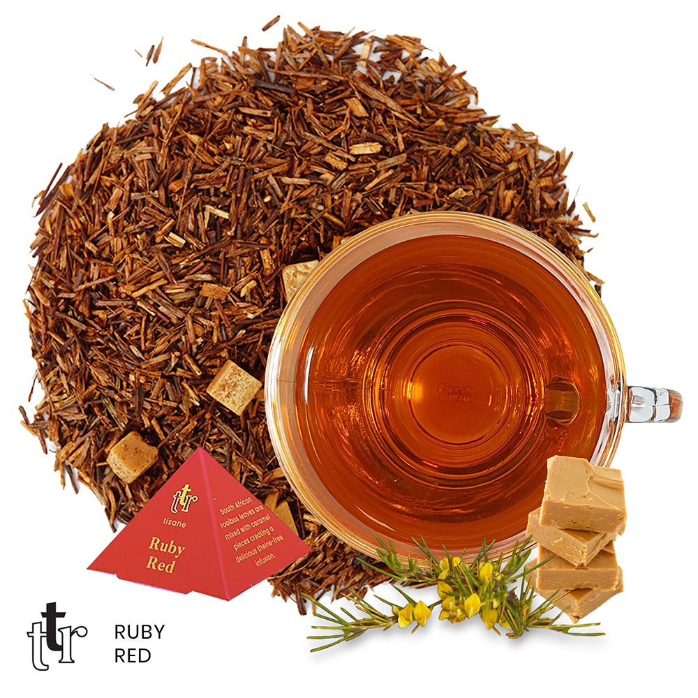 Tee-Geschenkset RUBY RED, 9 Teepyramiden, The Tea Republic