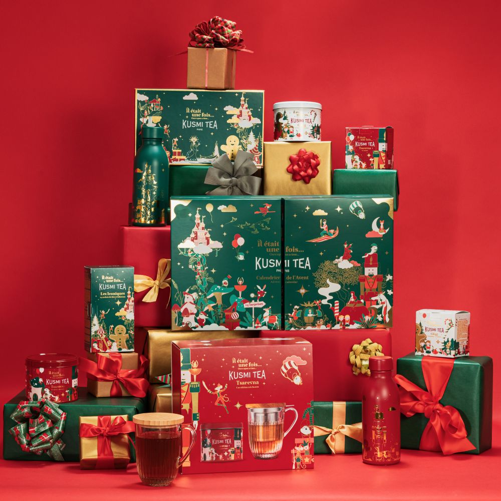 Schwarzer Tee TSAREVNA, 120 g Dose, mit Thermoskanne, Kusmi Tea