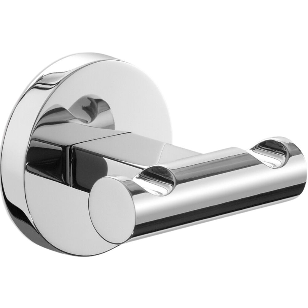 Handtuchhaken SCALA 7 cm, doppelt, poliert, Edelstahl, Zack