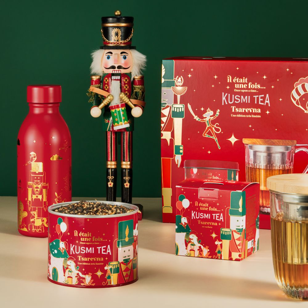 Schwarzer Tee TSAREVNA 2023, 20 Musselin-Teebeutel, Kusmi Tea
