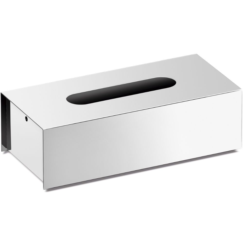Kosmetiktuchbox PURO 25 cm, poliert, Edelstahl, Zack