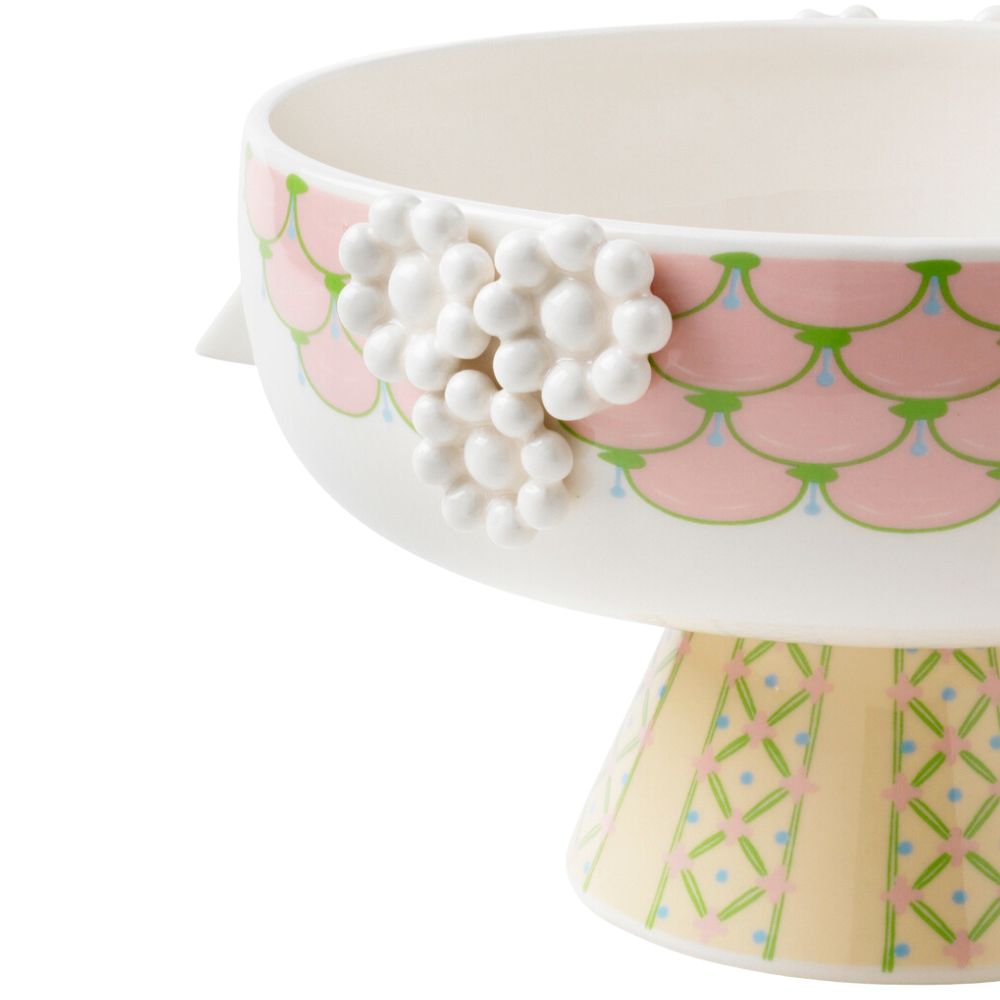 Servierschale EVA 24 cm, rosa, Keramik, Bjørn Wiinblad