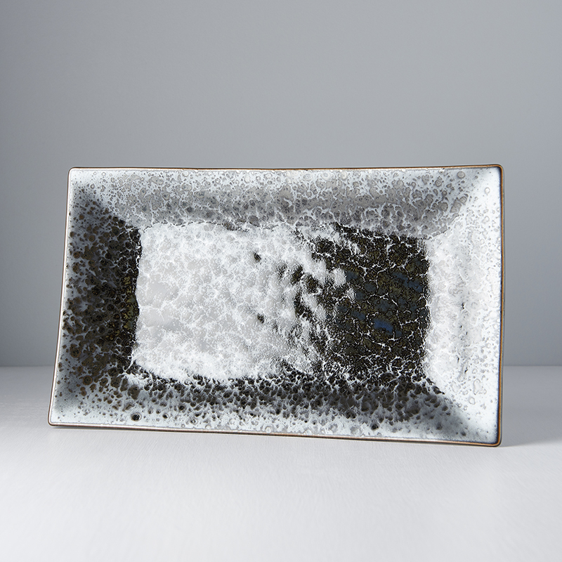 Sushi Teller BLACK PEARL 33 x 19 cm, MIJ