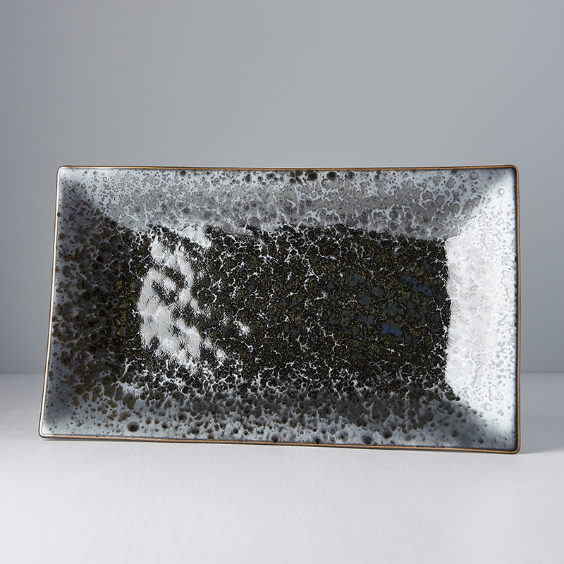 Sushi Teller BLACK PEARL 33 x 19 cm, MIJ