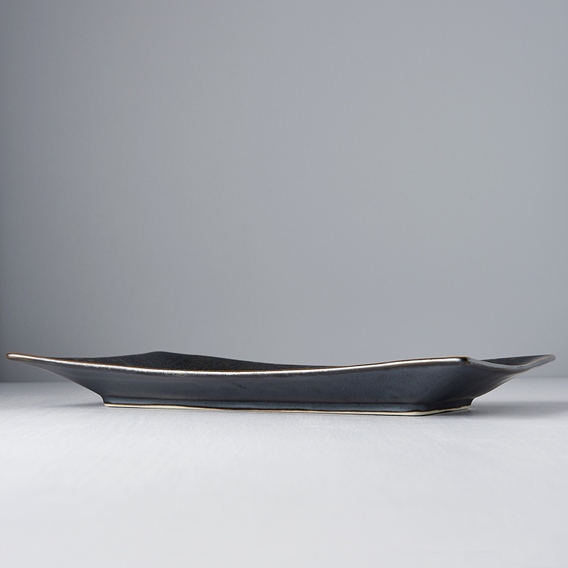 Sushi Teller BLACK PEARL 33 x 19 cm, MIJ