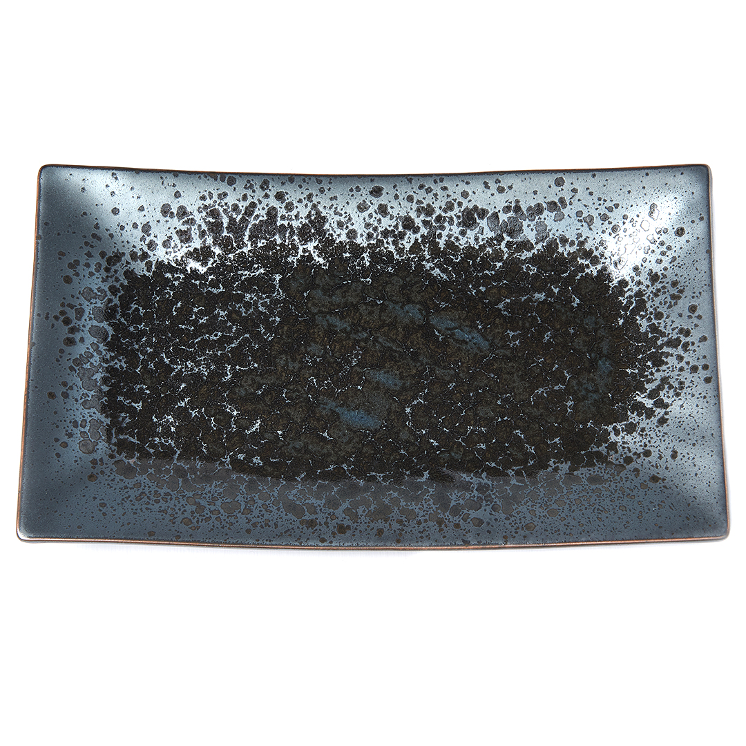 Sushi Teller BLACK PEARL 33 x 19 cm, MIJ
