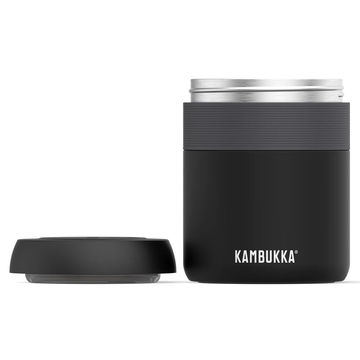 Thermobehälter BORA 600 ml, mattschwarz, Edelstahl, Kambukka