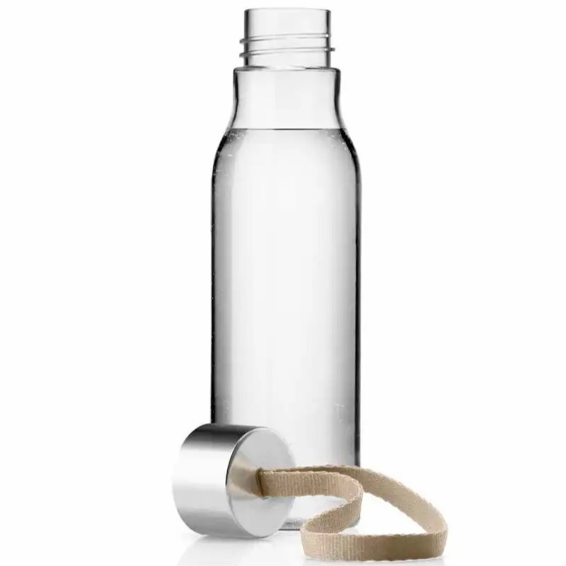 Trinkflasche 500 ml, perlbeiges Band, Kunststoff, Eva Solo