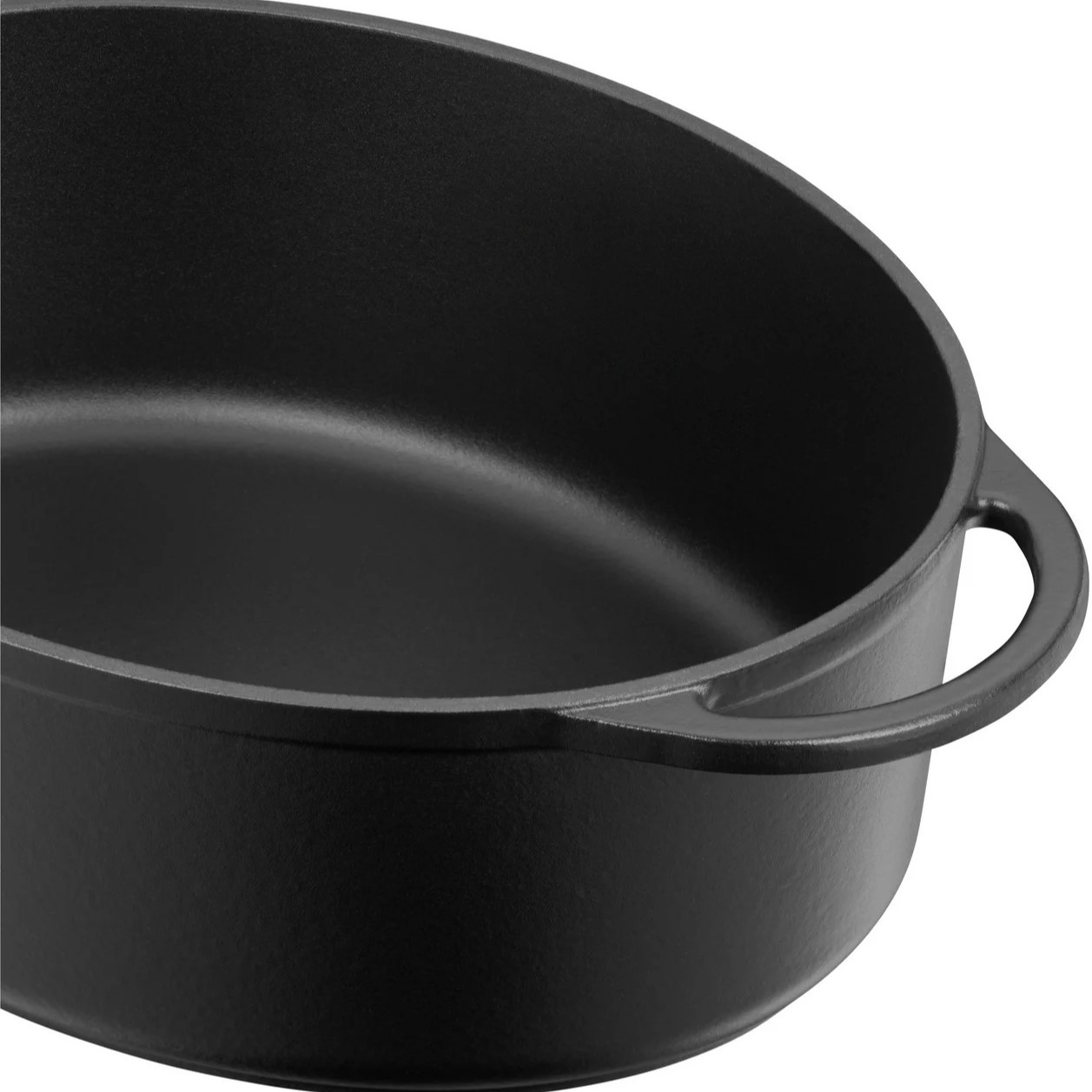 Bräter 30 x 23,5 cm, schwarzes Gusseisen, WMF