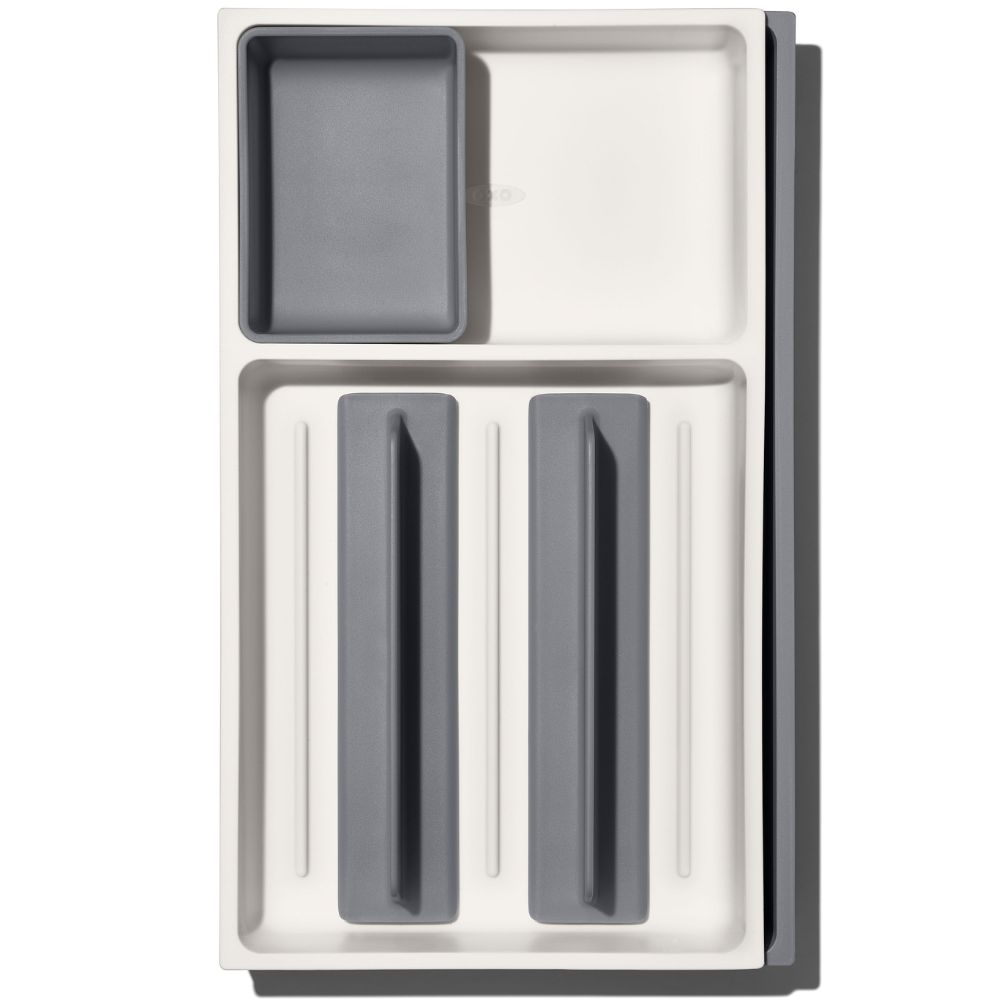 Besteckkasten GOOD GRIPS 41 cm, grau, Kunststoff, OXO