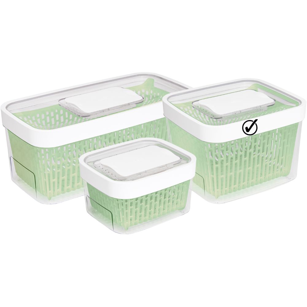 Frischhaltedose GREENSAVER GOOD GRIPS 4,0 l, weiß, Kunststoff, OXO