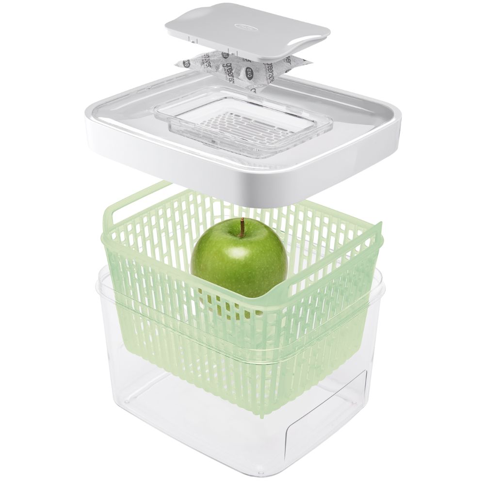 Frischhaltedose GREENSAVER GOOD GRIPS 4,0 l, weiß, Kunststoff, OXO