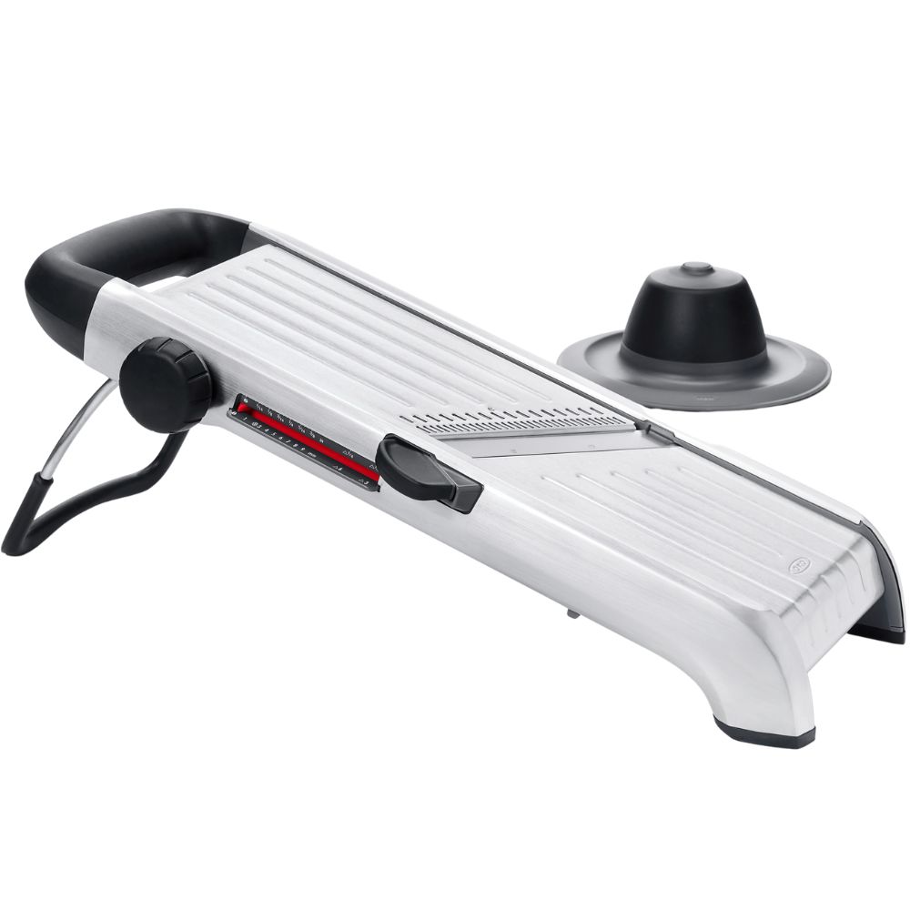 Mandoline GOOD GRIPS 43 cm, silber, Edelstahl, OXO