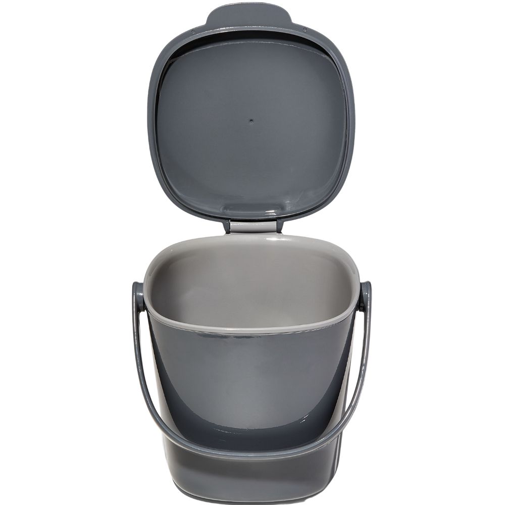 Biotonne EASY-CLEAN GOOD GRIPS 2,83 l, grau, kunststoff, OXO