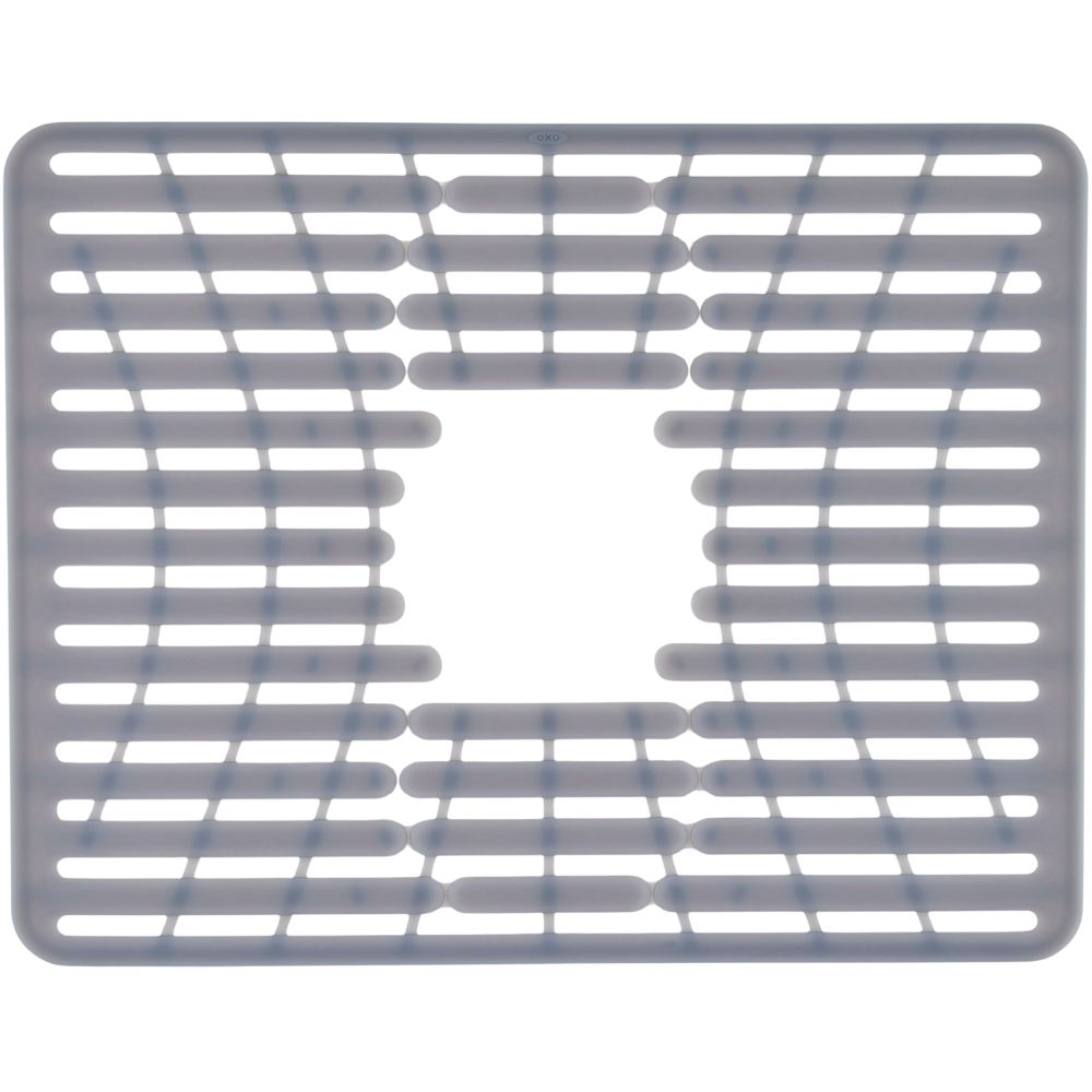 Spülmatte GOOD GRIPS 41 x 32 cm, grau, Silikon, OXO