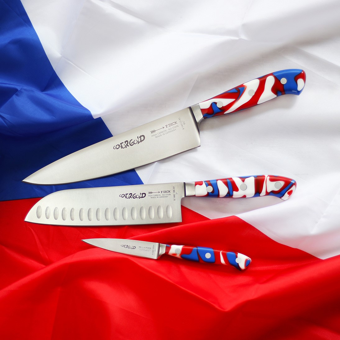 Santoku Messer PREMIER PLUS PATRIOT 18 cm, rostfreier Stahl, F.DICK