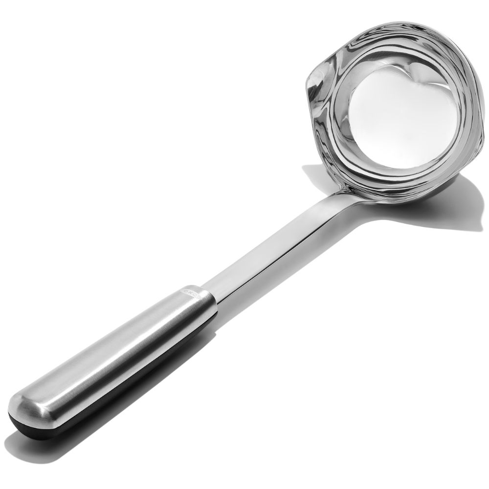 Schöpflöffel STEEL 33 cm, silber, Edelstahl, OXO