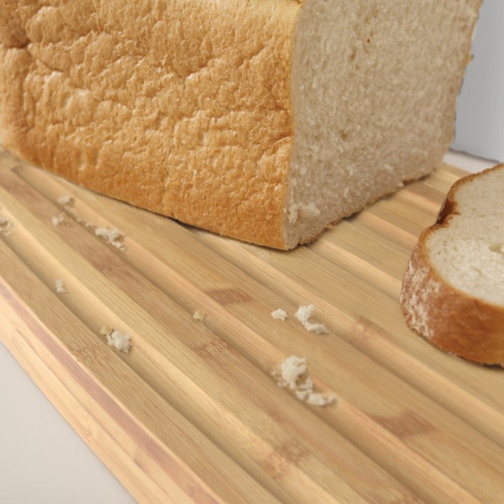 Brotkasten mit Schneidebrett BAMBOO 81103 35 x 22 cm, schwarz, Kunststoff, Joseph Joseph