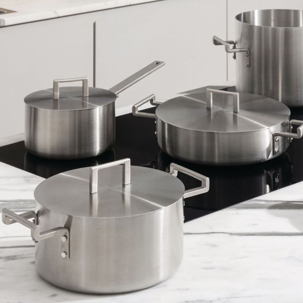 Topf CONVIVIO 20 cm, 5,7 l, Edelstahl, Alessi