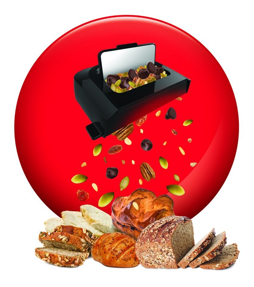 Brotbackautomat PAIN ET TRESORS PF251835, schwarz, Tefal