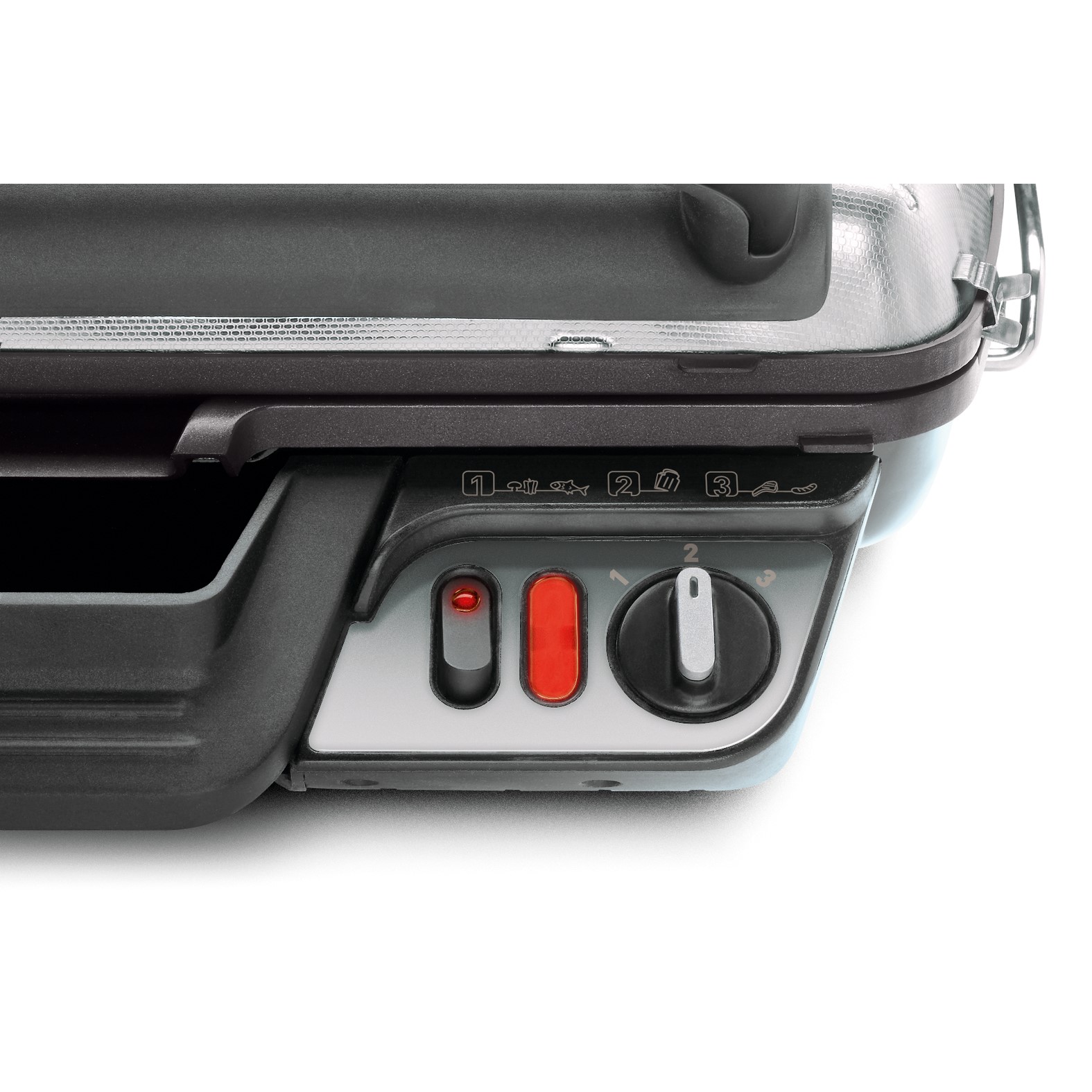 Elektro Kontaktgrill ULTRACOMPACT 600 COMFORT GC306012 2000 W, silber, Tefal