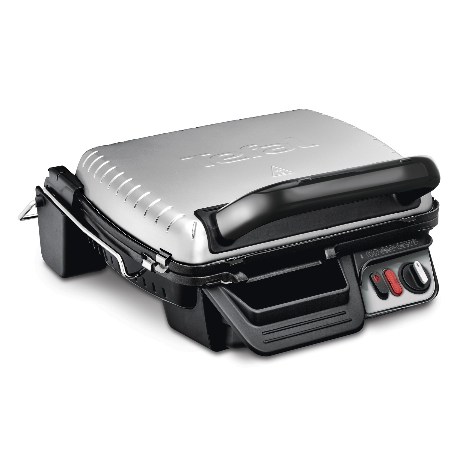 Elektro Kontaktgrill ULTRACOMPACT 600 COMFORT GC306012 2000 W, silber, Tefal