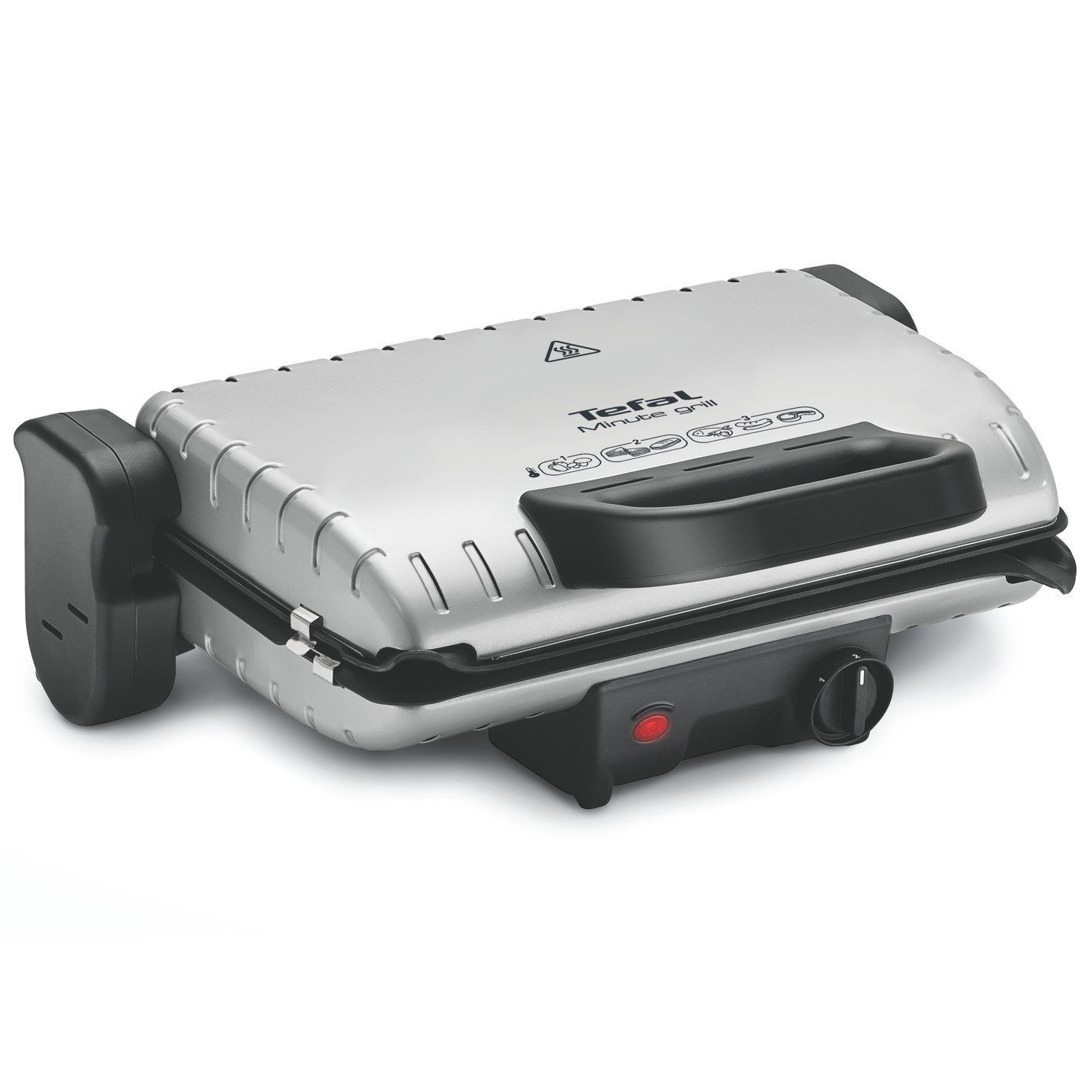 Elektro Kontaktgrill MINUTE GC205012 1600 W, silber, Tefal
