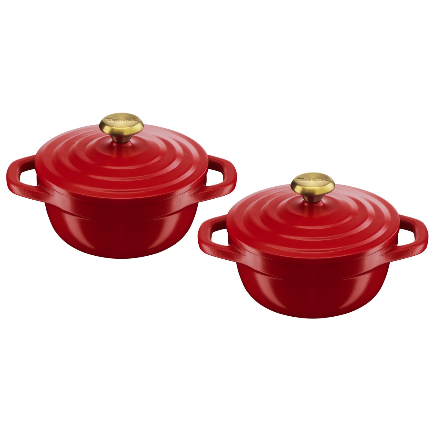 208467 kastrol air mini e254s255 11 cm 450 ml sada 2 ks cervena hlinik tefal
