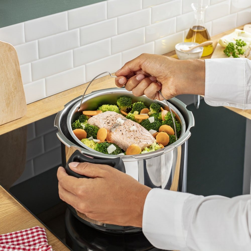 Schnellkochtopf CLIPSO MINUT EASY P4624967 9 l, Edelstahl, Tefal