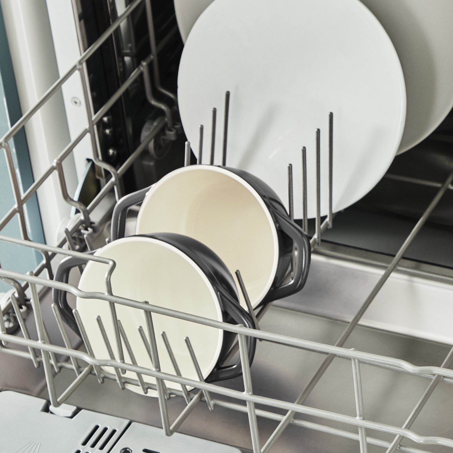 Kochtopf Kasserolle AIR MINI E255S255 11 cm, 2er-Set, 450 ml, schwarz, Aluminium, Tefal
