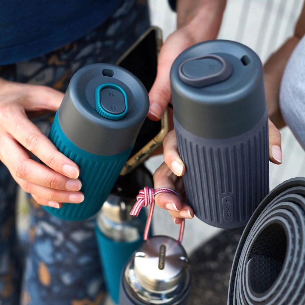 Reisebecher To Go Becher 340 ml, Marine, Glas, Black+Blum