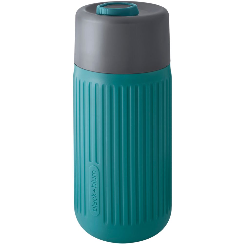 Reisebecher To Go Becher 340 ml, Marine, Glas, Black+Blum