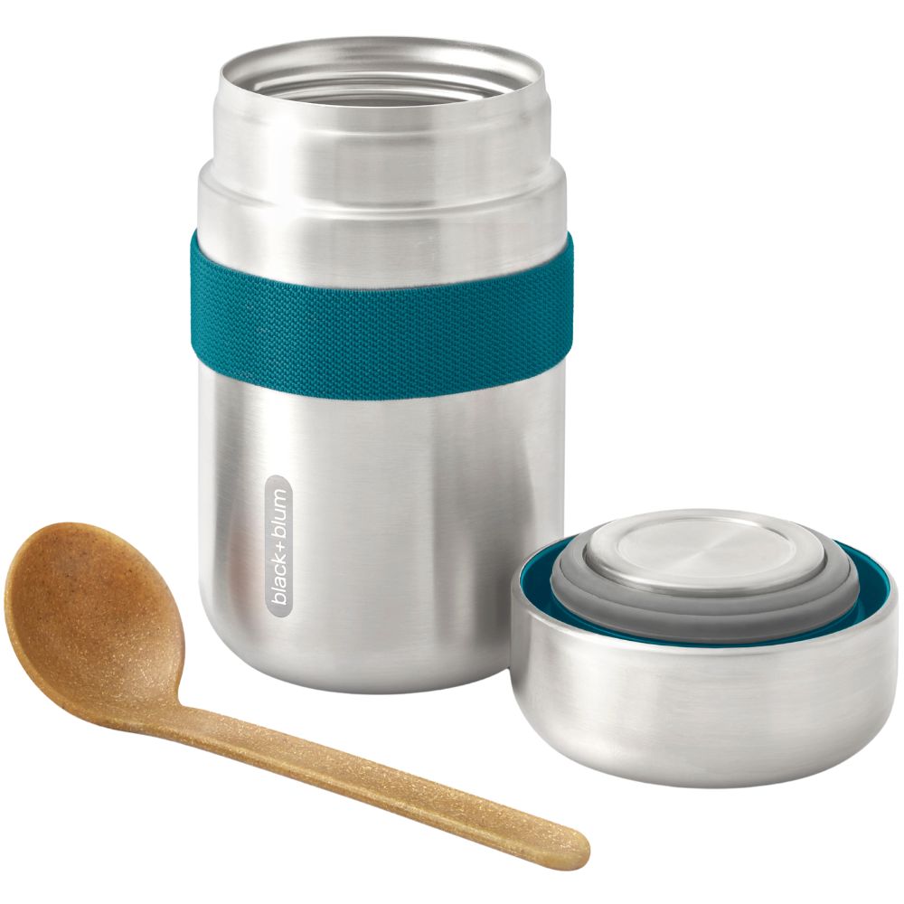 Lunchbox 400 ml, Marine, Edelstahl, Black+Blum