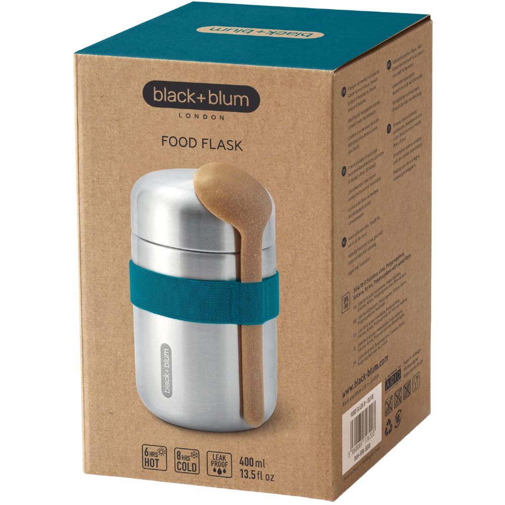 Lunchbox 400 ml, Marine, Edelstahl, Black+Blum