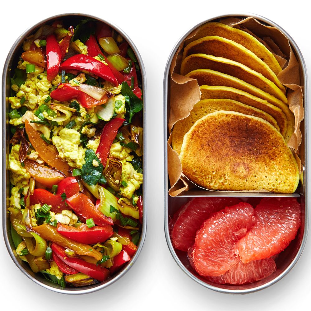 Lunchbox 1 l, grau, Edelstahl, Black+Blum