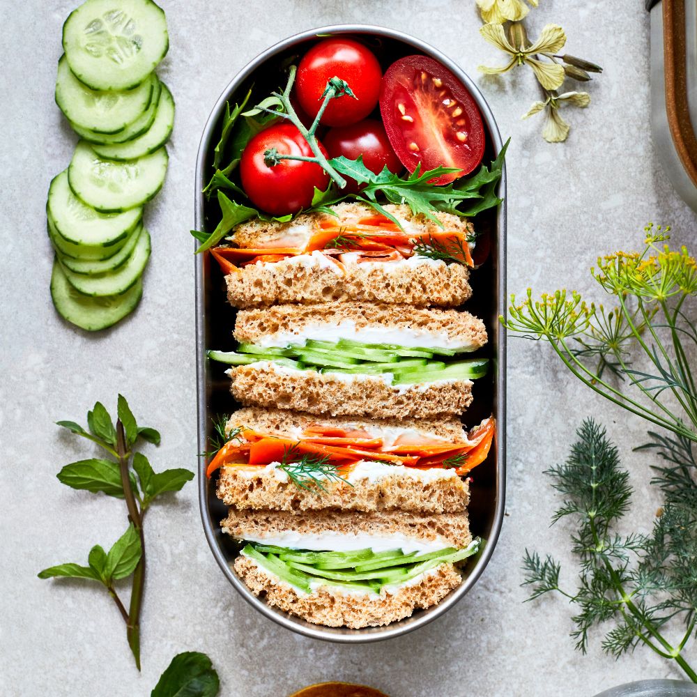 Lunchbox 1 l, grau, Edelstahl, Black+Blum