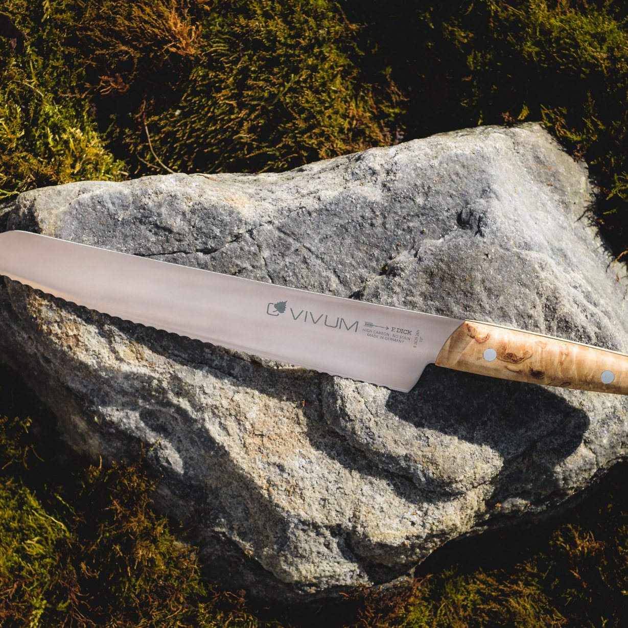 Bäckermesser VIVUM 26 cm, Stahl, braun, F.DICK