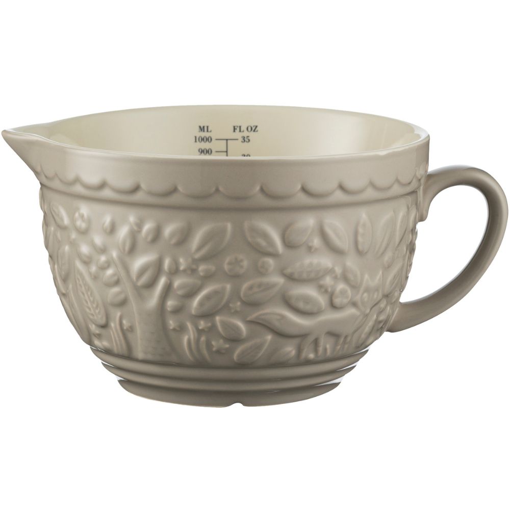 Messbecher IN THE FOREST 1 l, beige, Steingut, Mason Cash