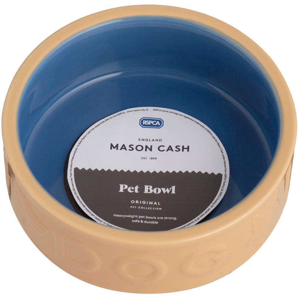 Hundenapf PETWARE CANE 18 cm, zimt/blau, Steingut, Mason Cash