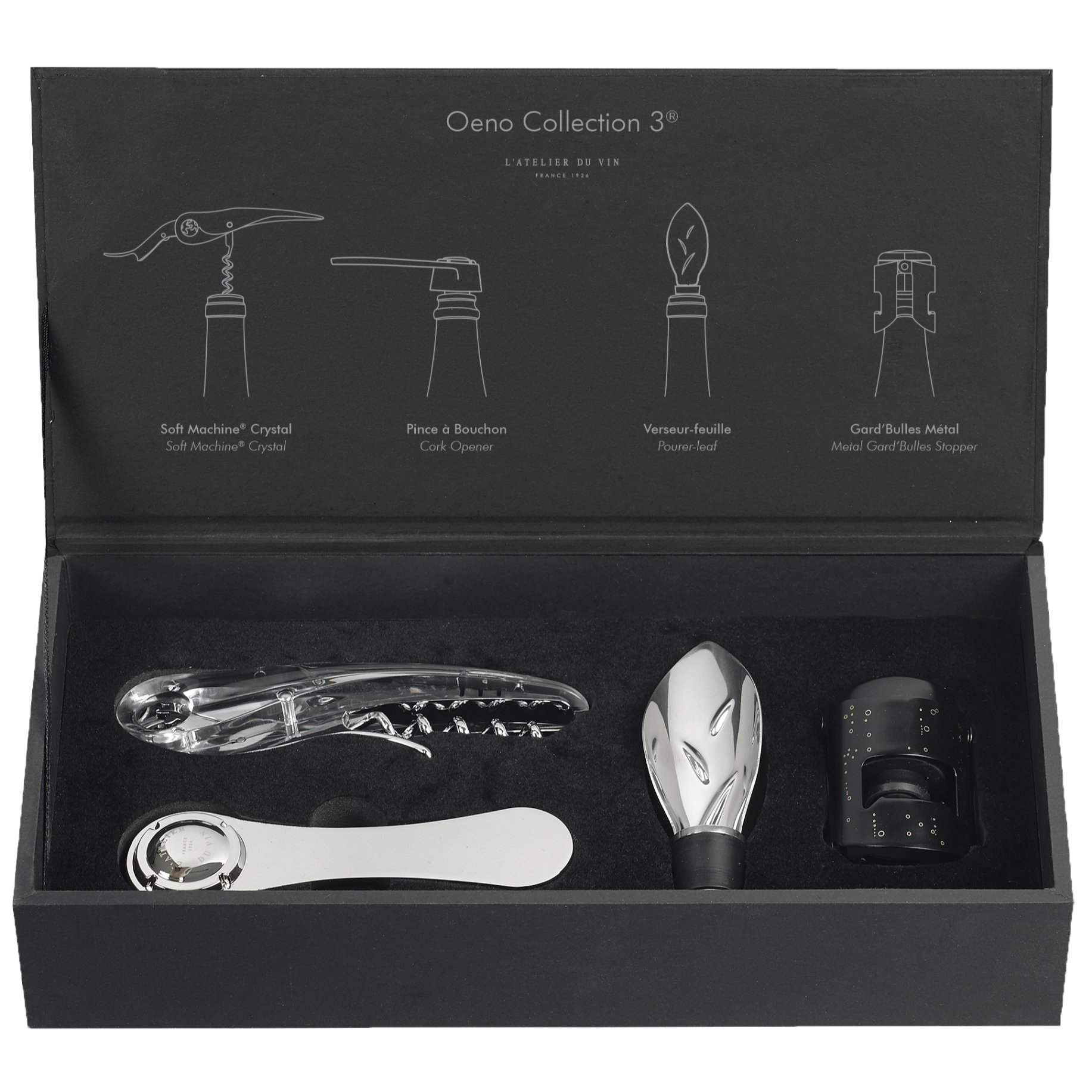 Weinzubehör Set OENO COLLECTION 3, 4-teilig, L