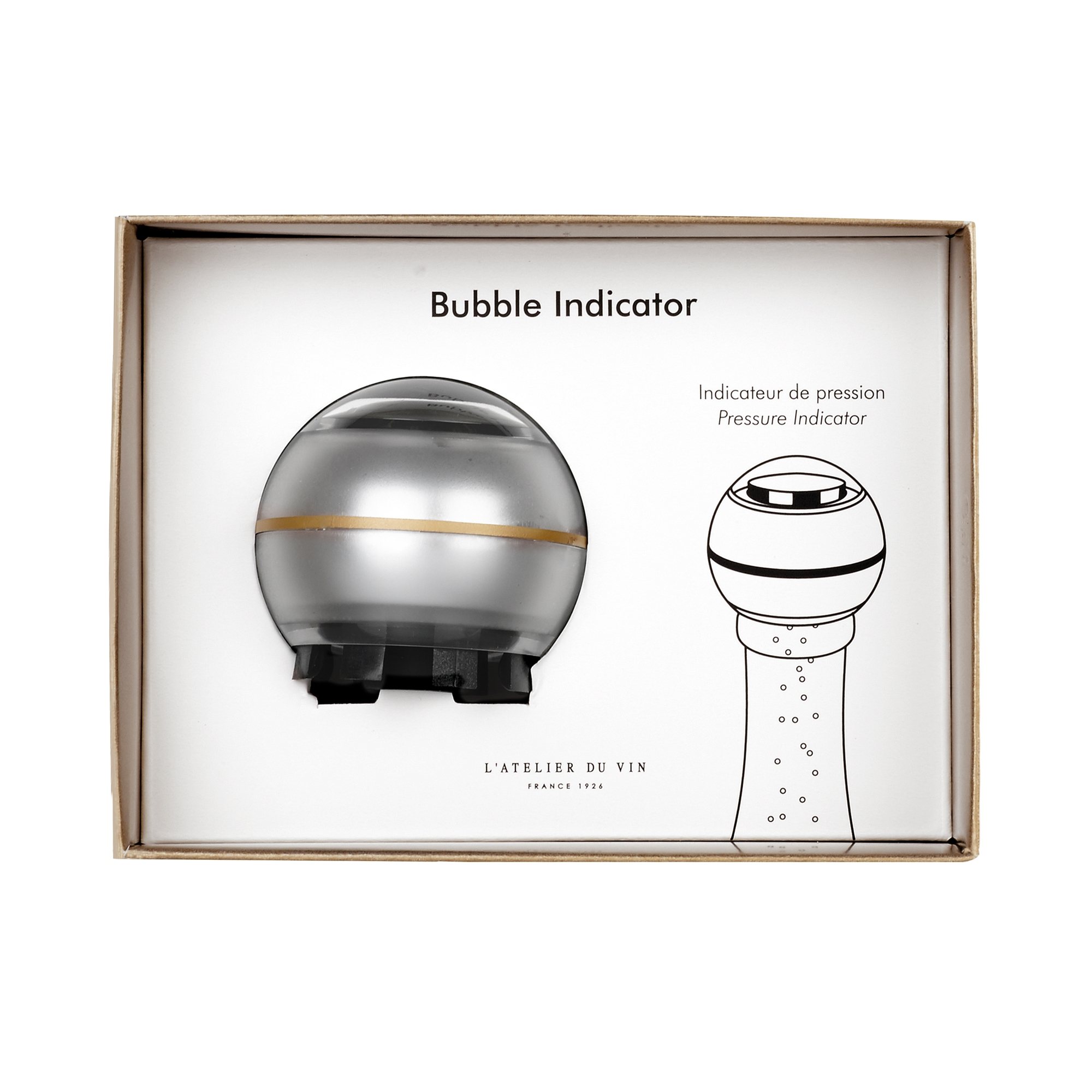 Sektflaschenverschluss mit Bubble Indicator L