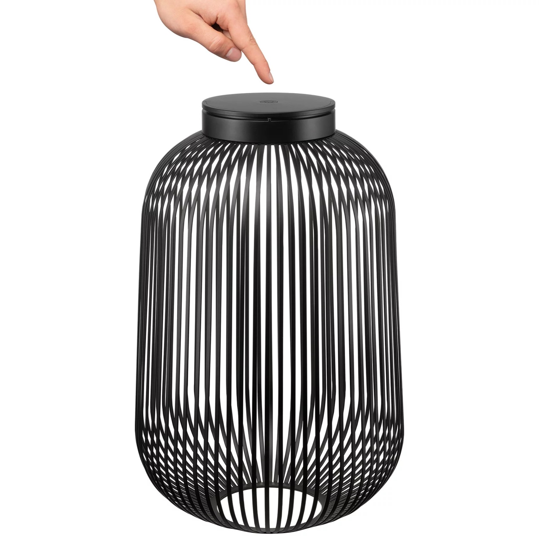 Tischlampe tragbar LITO M 49 cm, LED, schwarz, Stahl, Blomus