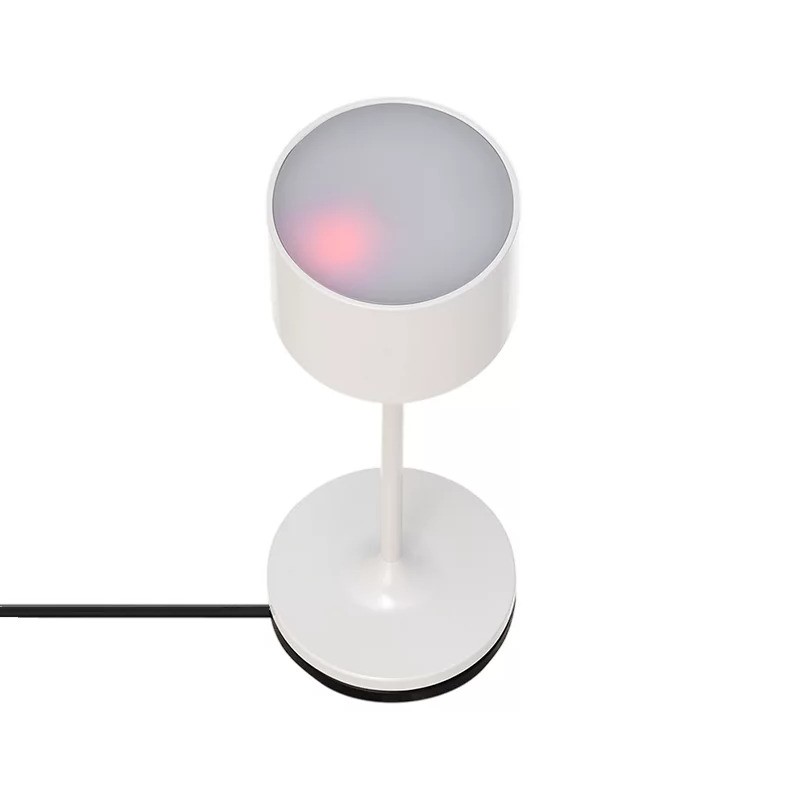 Tischlampe tragbar FAROL MINI 19,5 cm, LED, weiß, Aluminium, Blomus