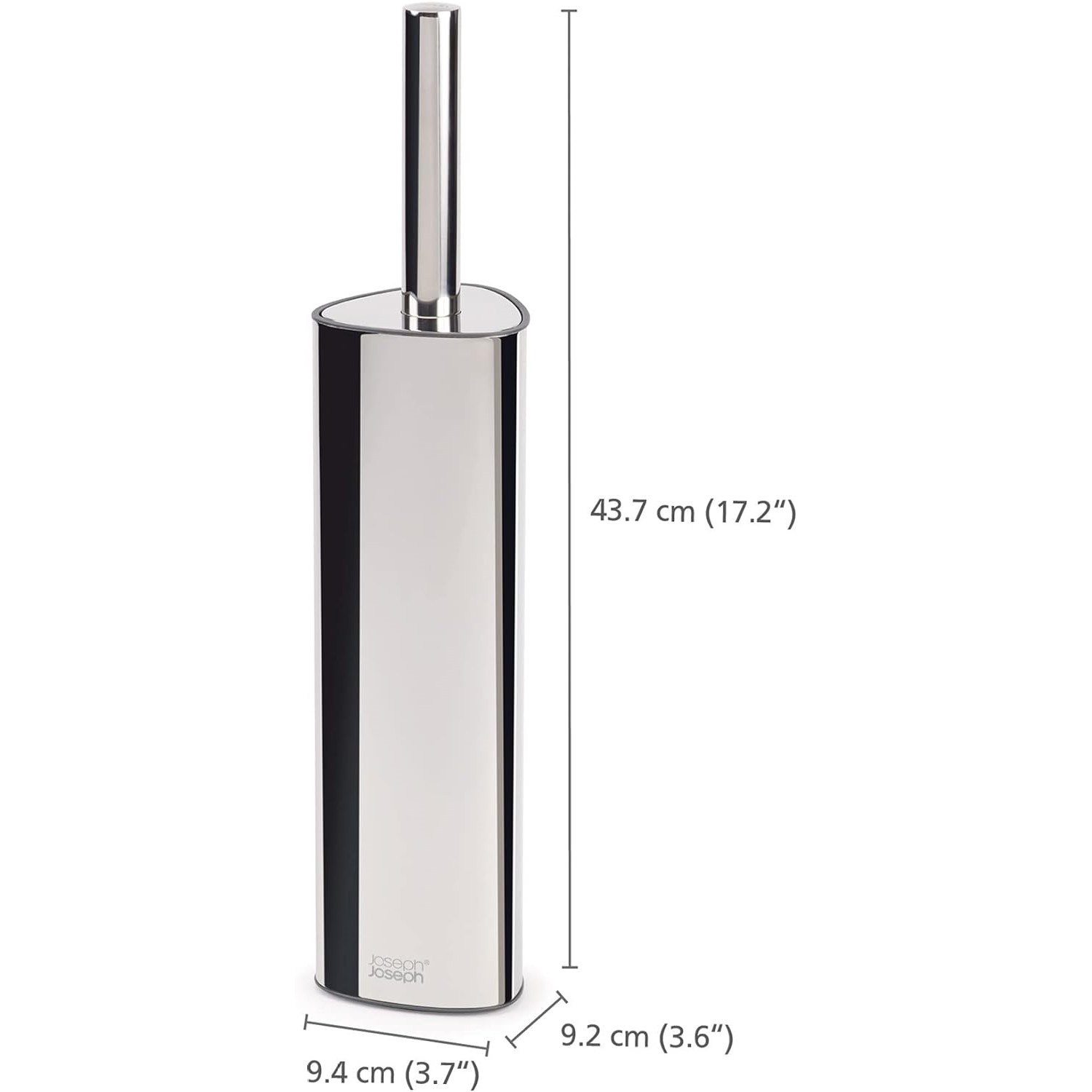 Toilettenbürste FLEX 360 LUXE 70583 44 cm, silber, Edelstahl, Joseph Joseph