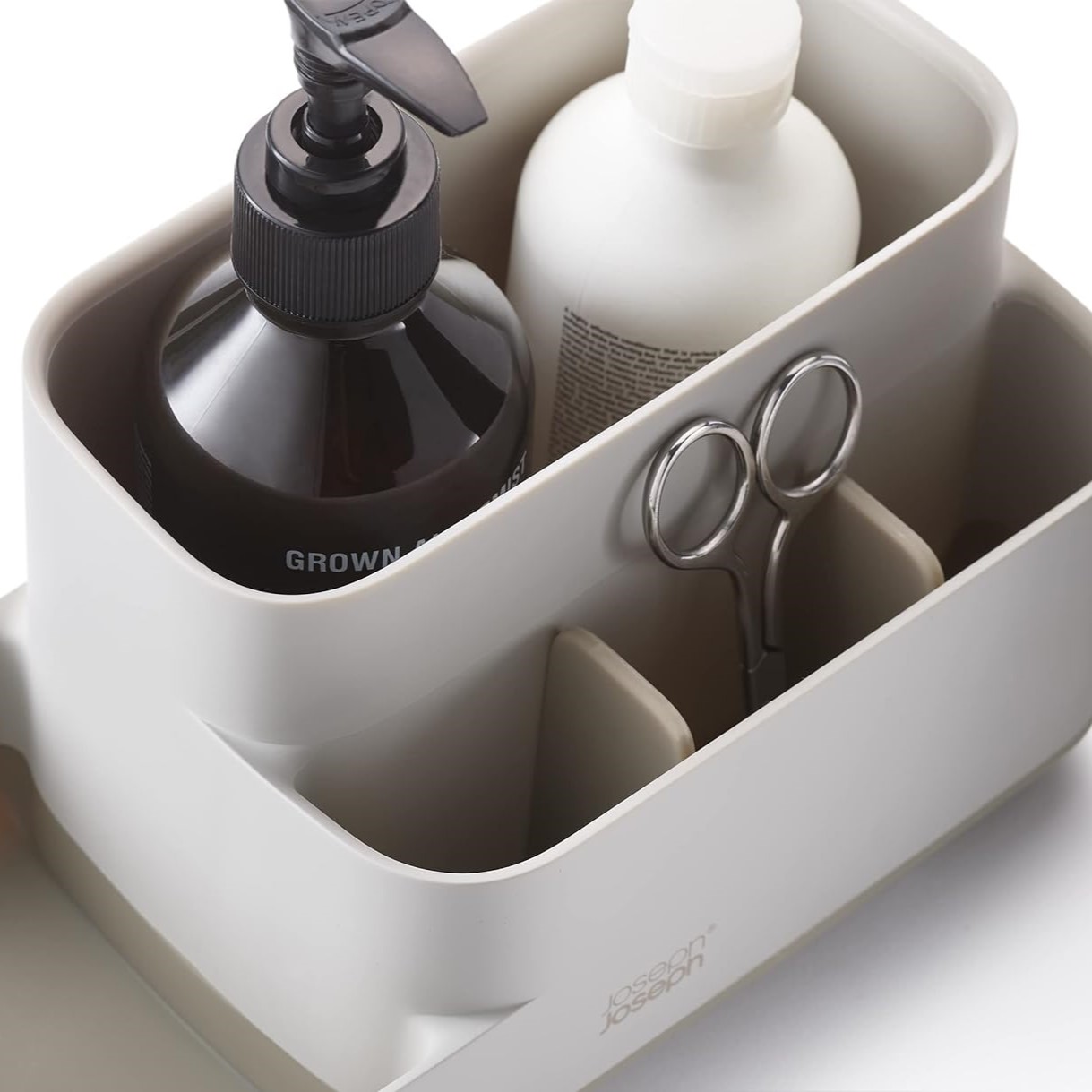 Badezimmer Aufbewahrung EASYSTORE 70576 25 cm, Ecru, Kunststoff, Joseph Joseph