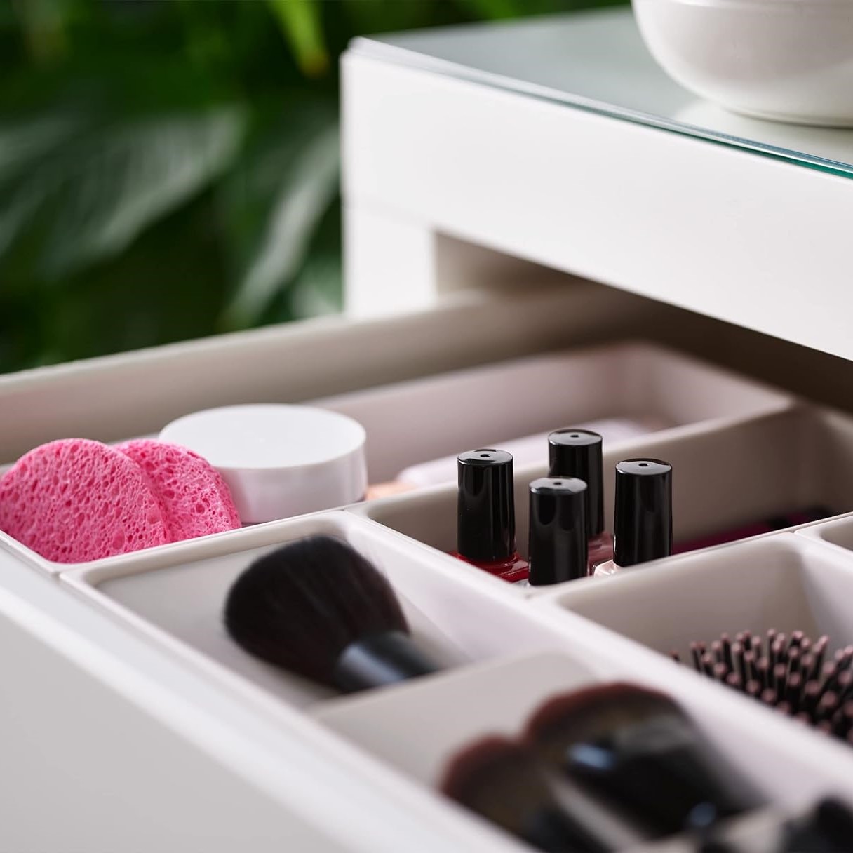 Make-up Organizer VIVA 75009, 7-teilig, Creme, Kunststoff, Joseph Joseph
